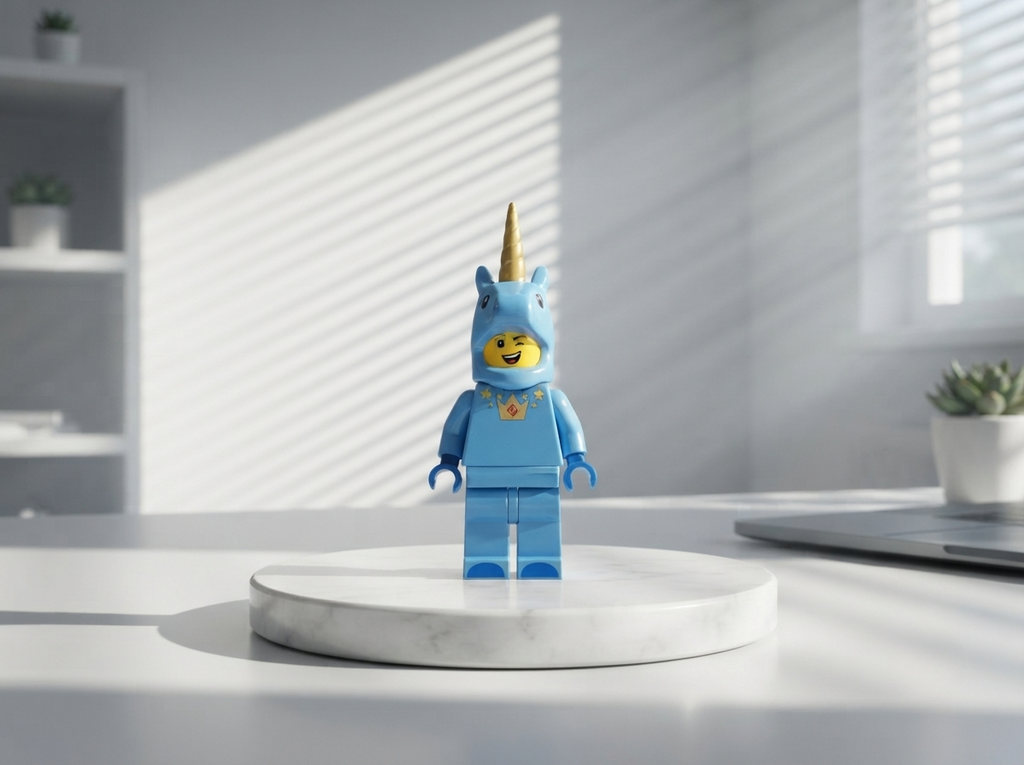 Unicorn Adam Minifigür Anahtarlık