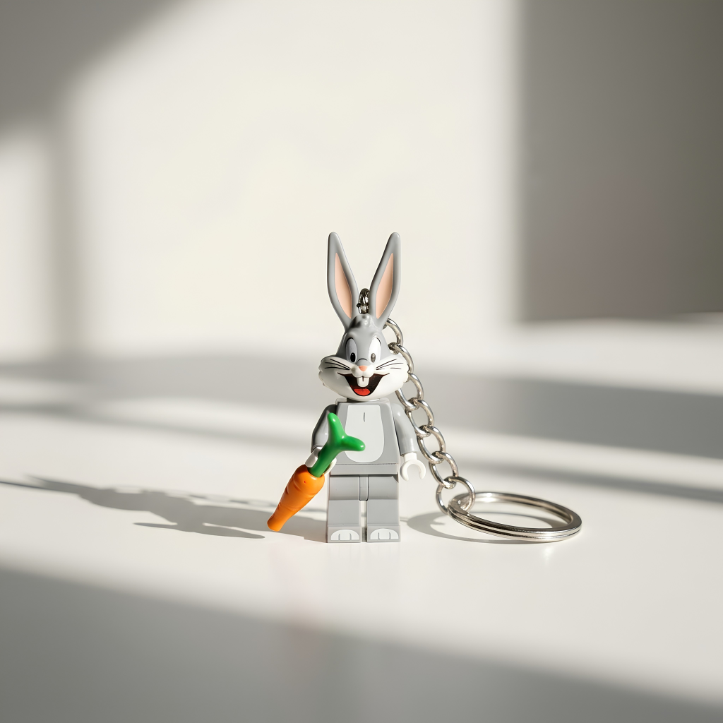 Bugs Bunny Minifigür Anahtarlık