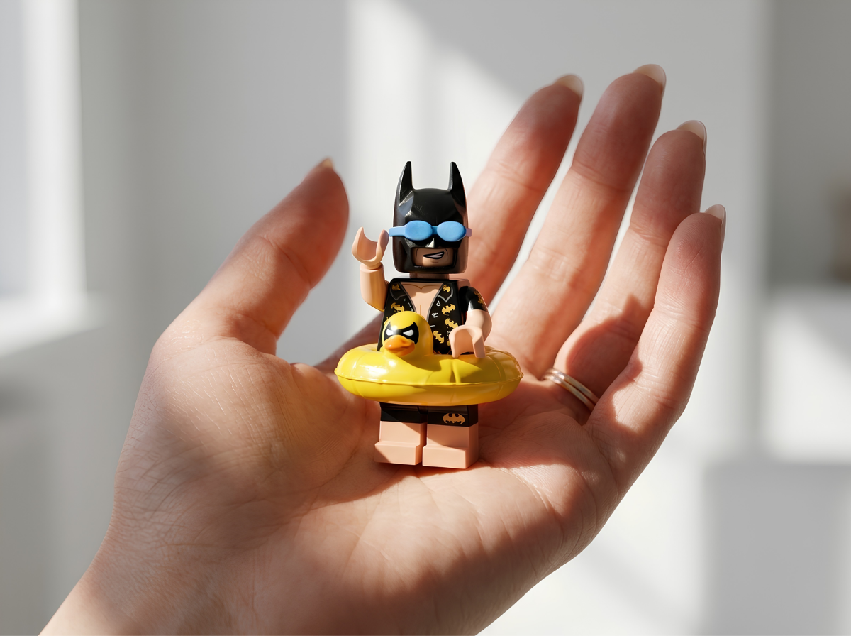 Batman Ördek Minifigür Anahtarlık