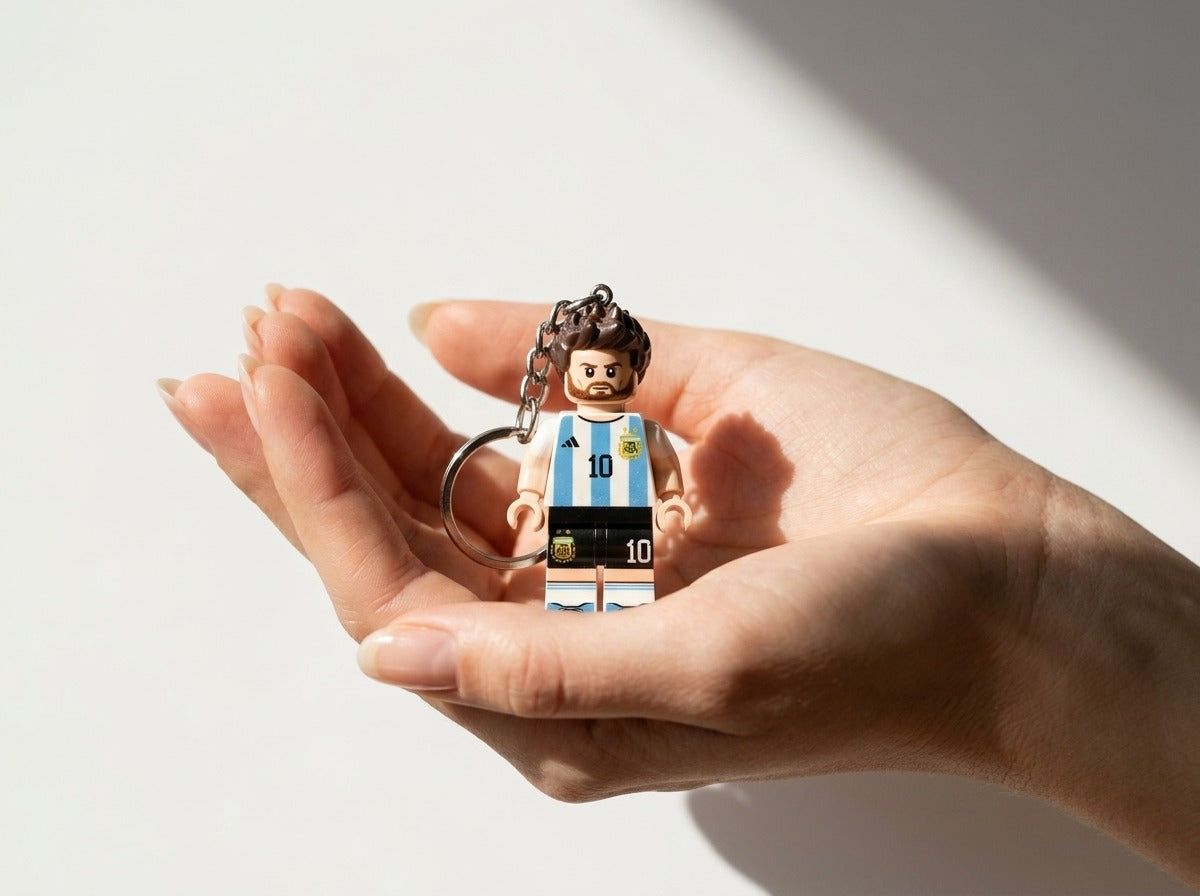 Messi Minifigür Anahtarlık