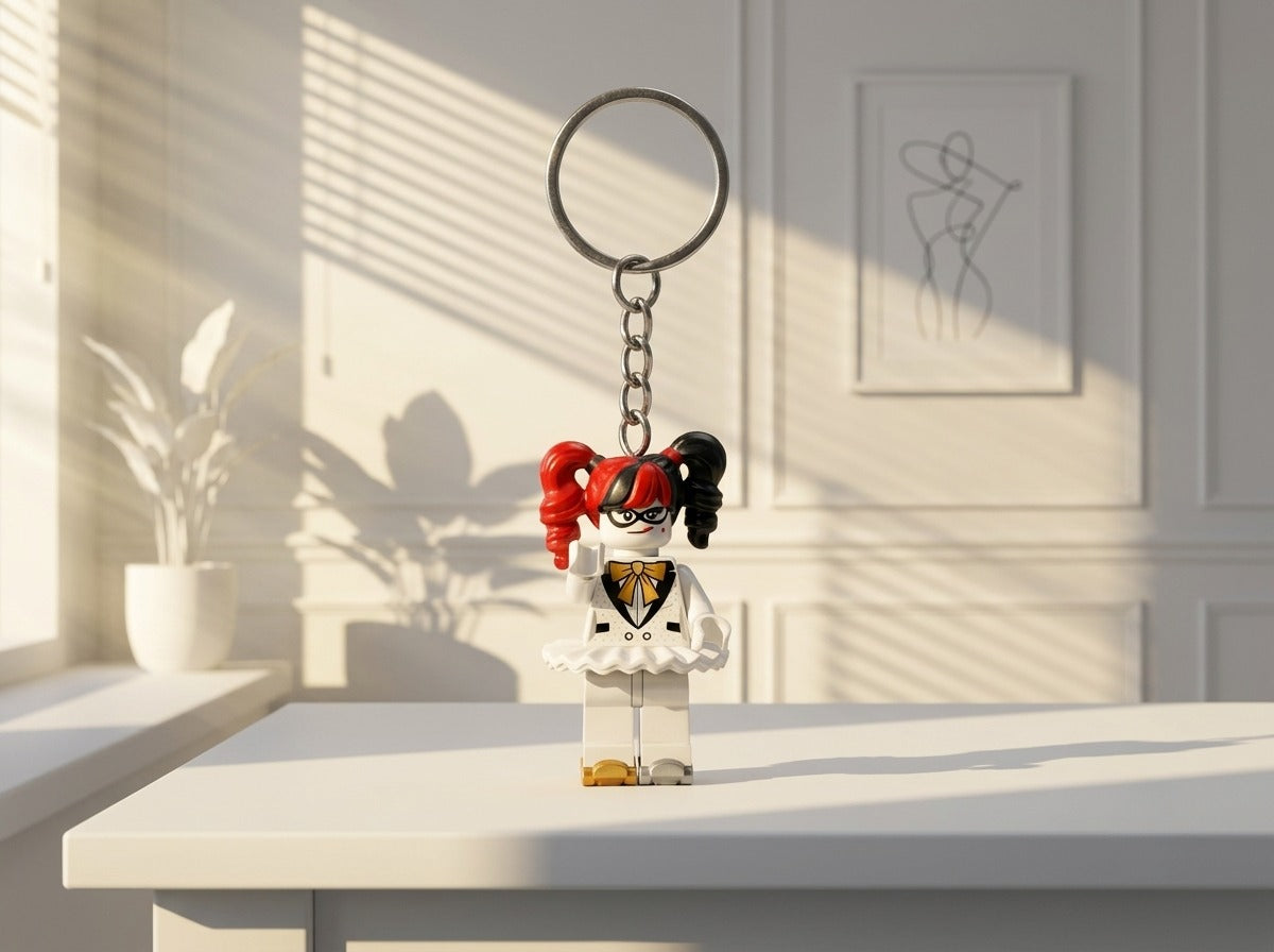 Harley Quinn Minifigür Anahtarlık