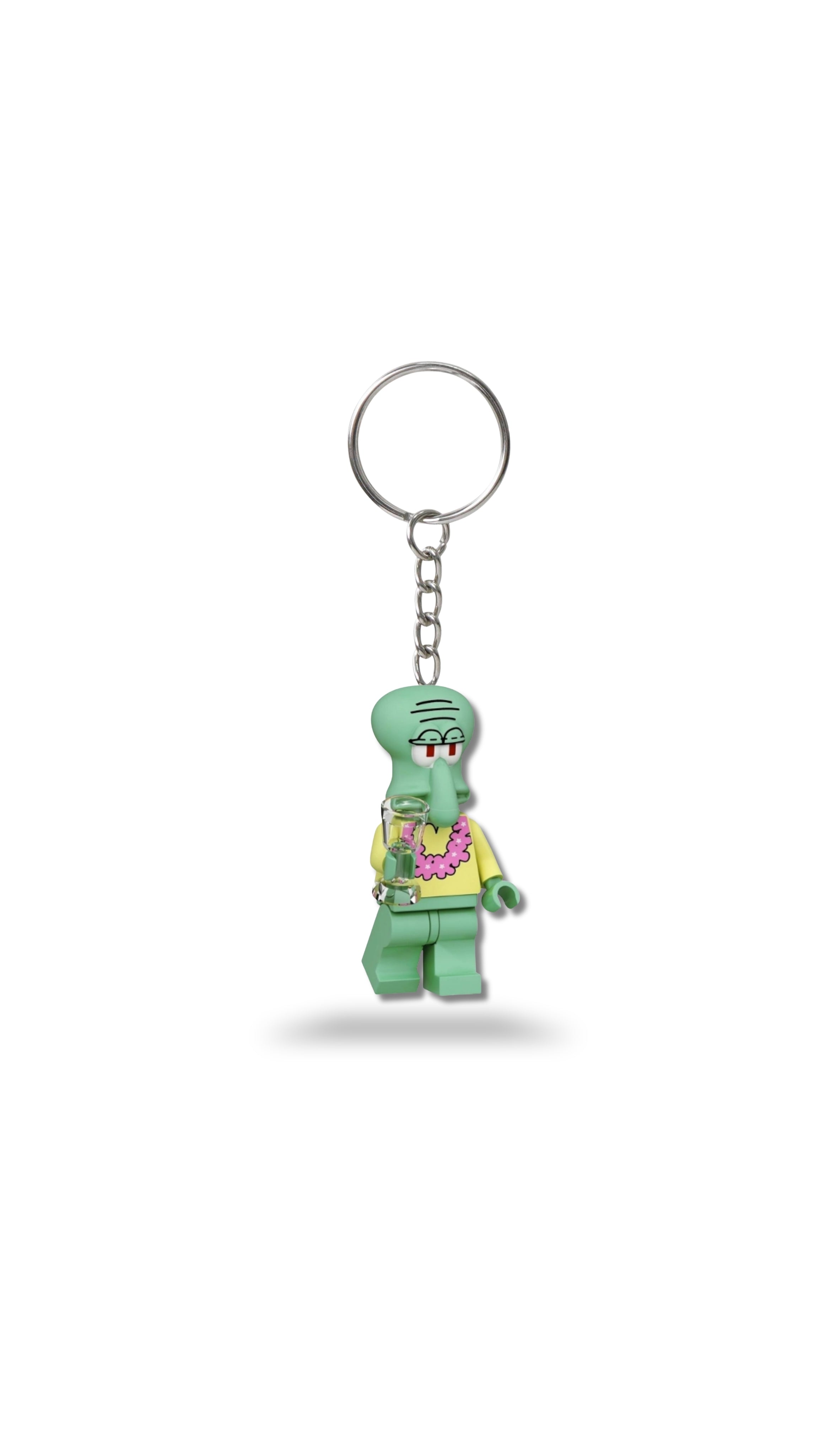 Sünger Bob Squidward Minifigür Anahtarlık