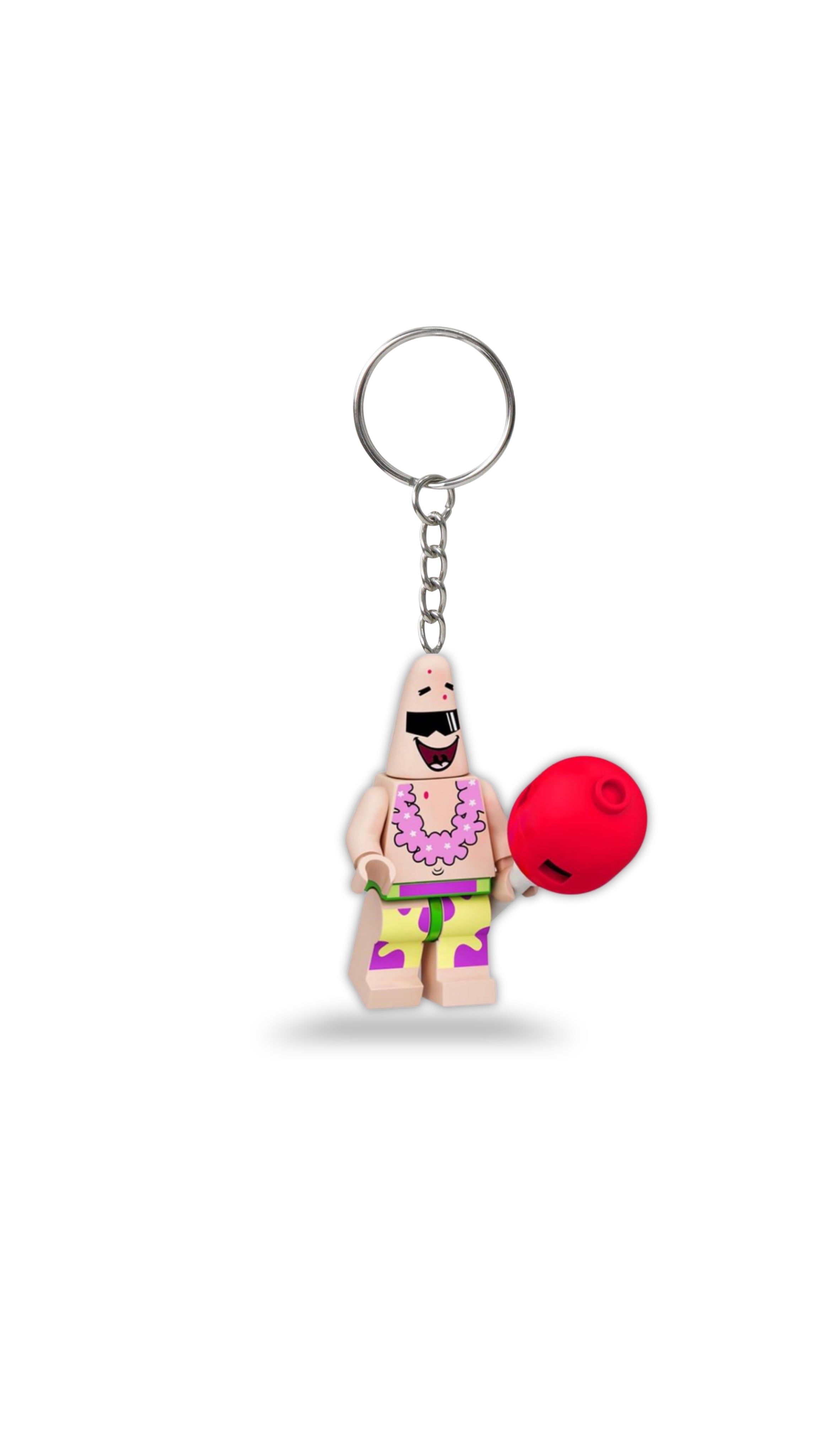 Sünger Bob Patrick Minifigür Anahtarlık
