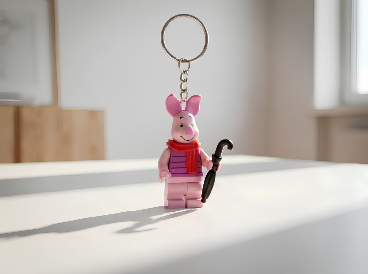 Winnie The Pooh Piglet Minifigür Anahtarlık
