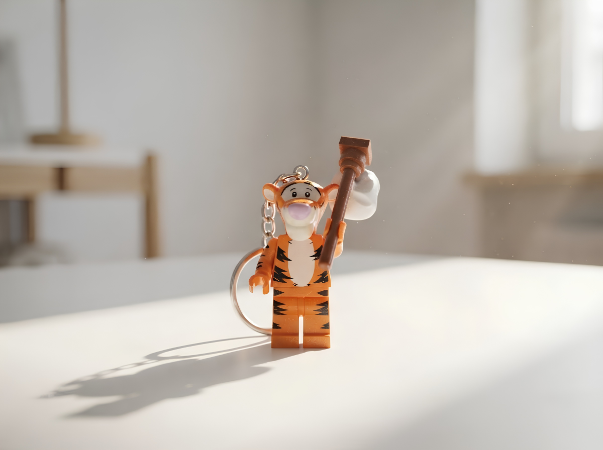Winnie The Pooh Tigger Minifigür Anahtarlık