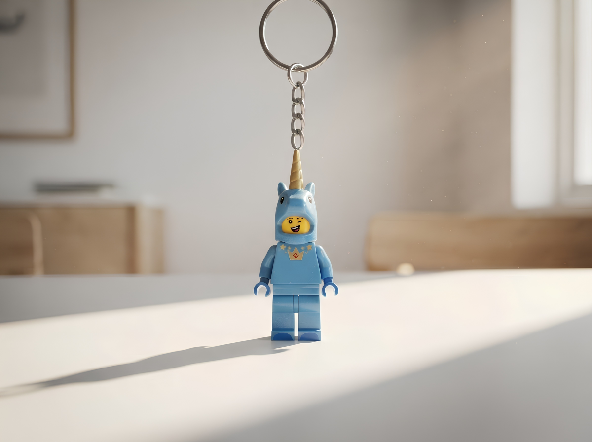 Unicorn Adam Minifigür Anahtarlık