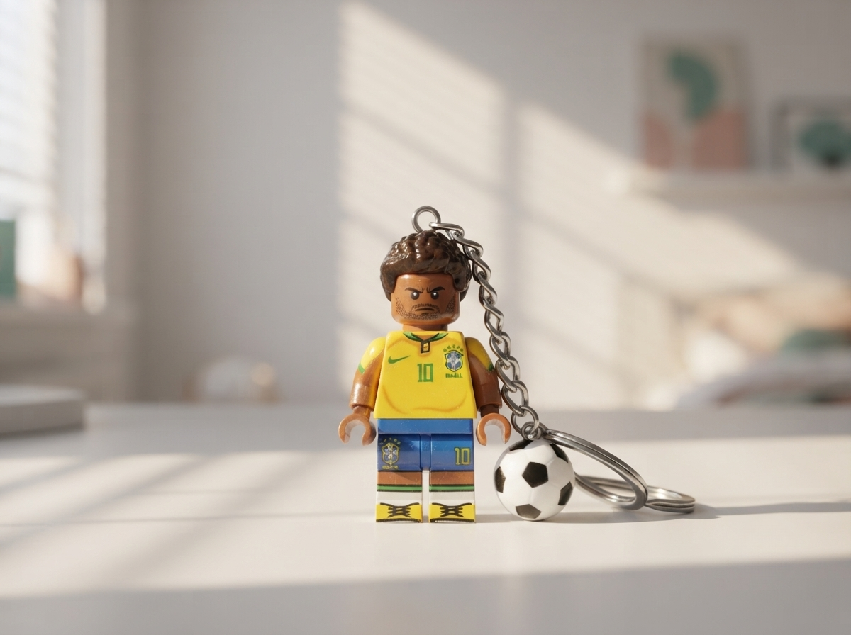 Neymar Minifigür Anahtarlık