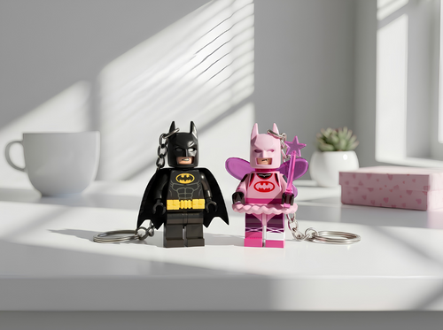 Batman Çift Minifigür Anahtarlık