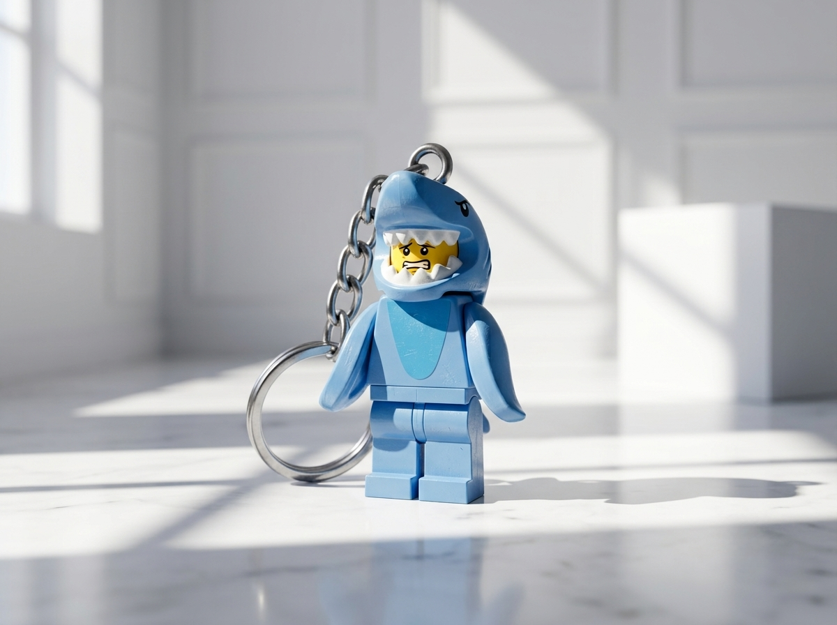 Köpek Balığı & Unicorn Çift Minifigür Anahtarlık