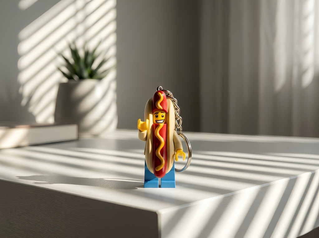 Hotdog Minifigür Anahtarlık