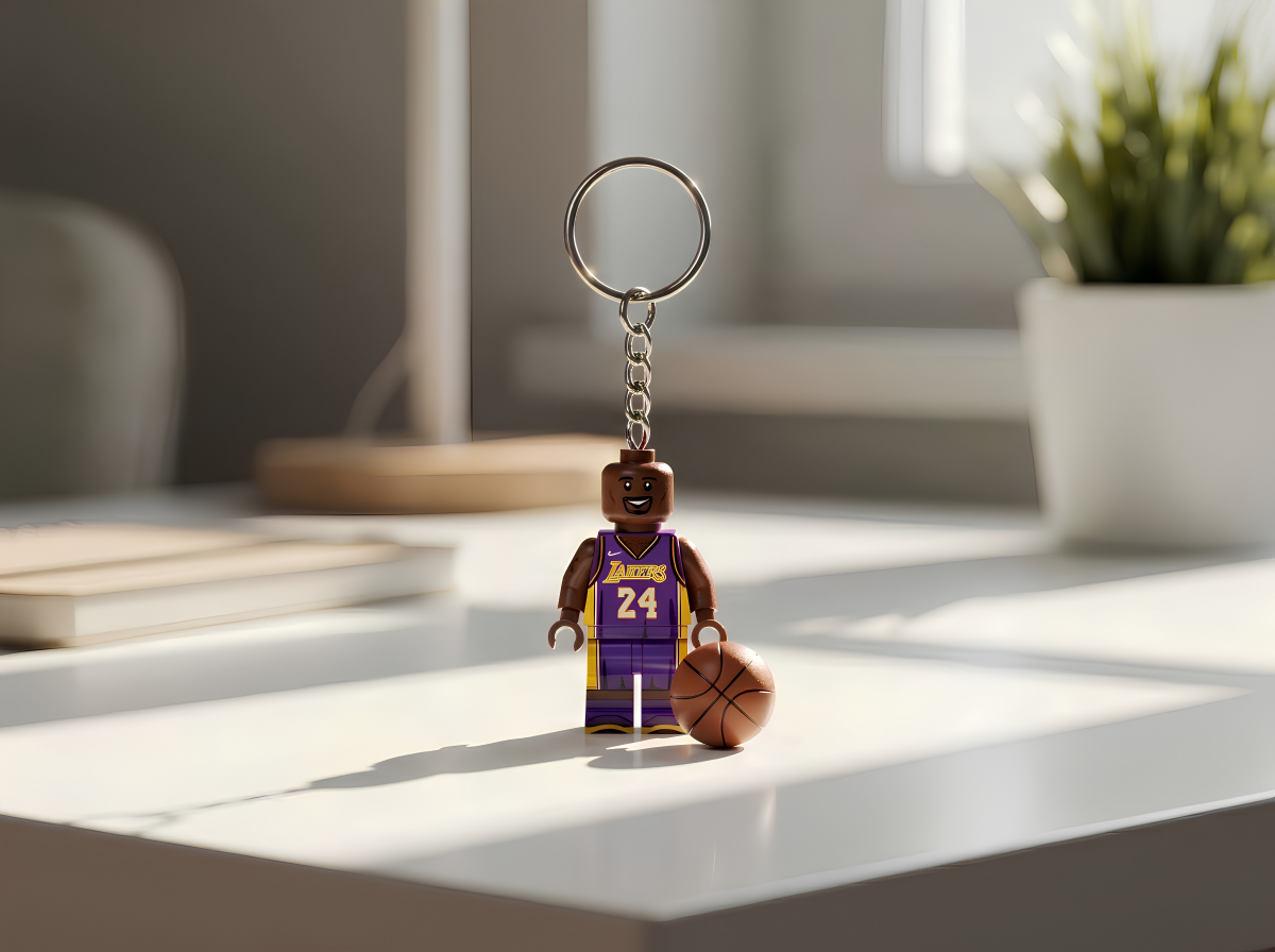 Kobe Bryant Minifigür Anahtarlık