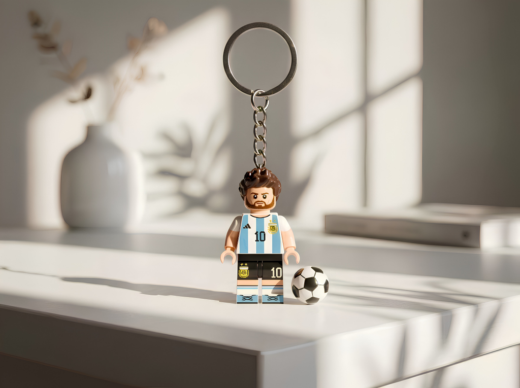 Messi Minifigür Anahtarlık