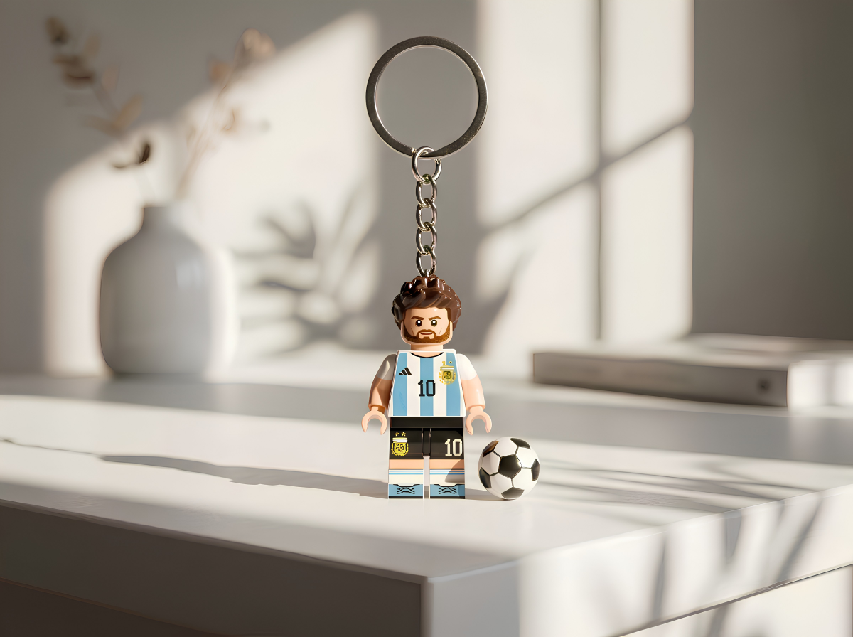 Messi Minifigür Anahtarlık