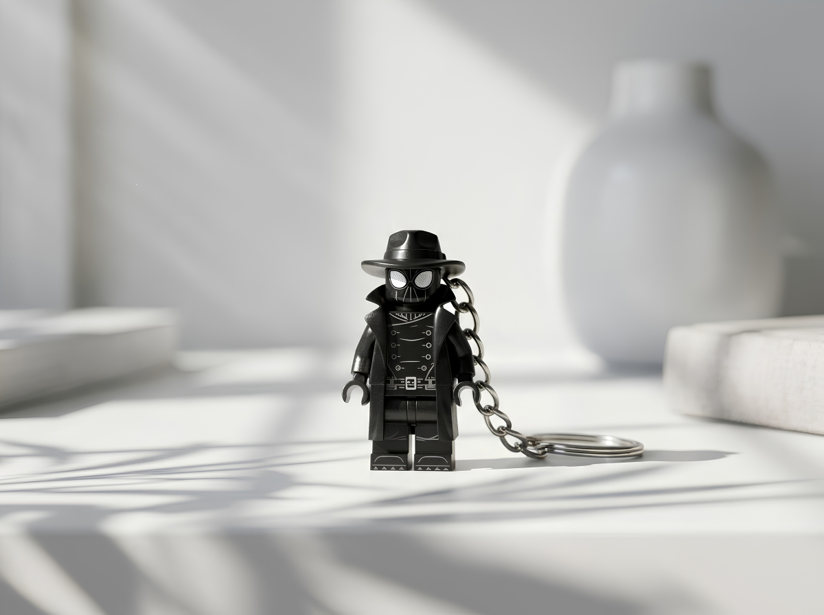 Spider Man Noir Minifigür Anahtarlık
